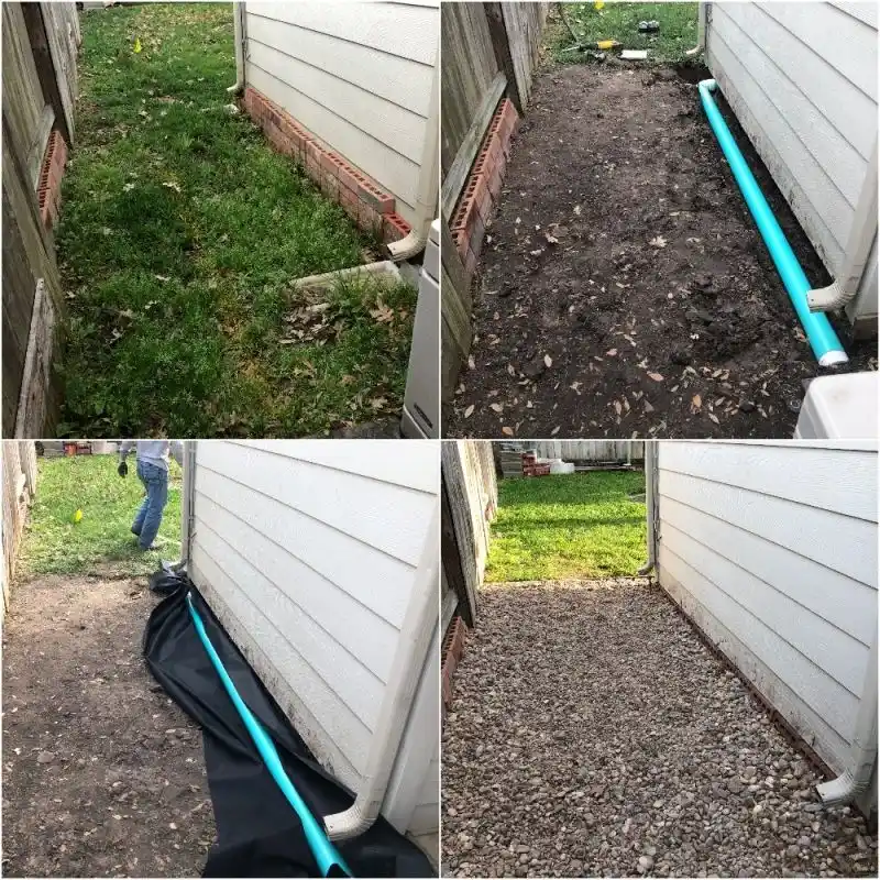 Before & After Drain Installation