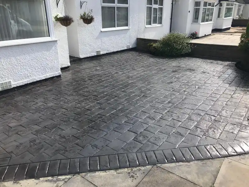 why choose imprinted concrete driveways by advanced driveway solutions in morecambe