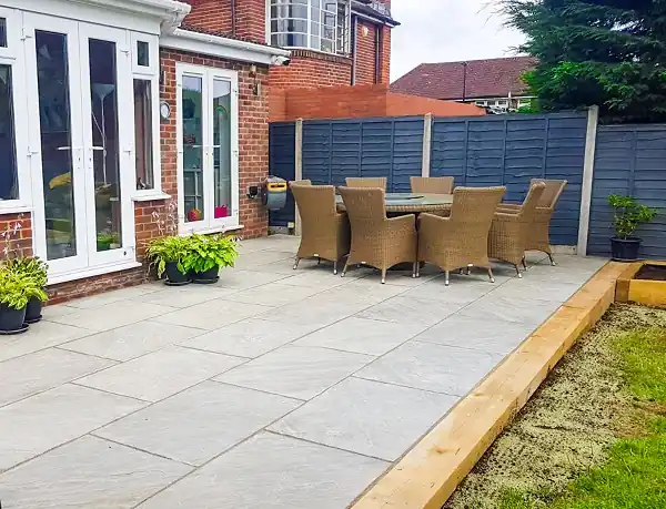 indian sandstone patio and garden applications in lancaster