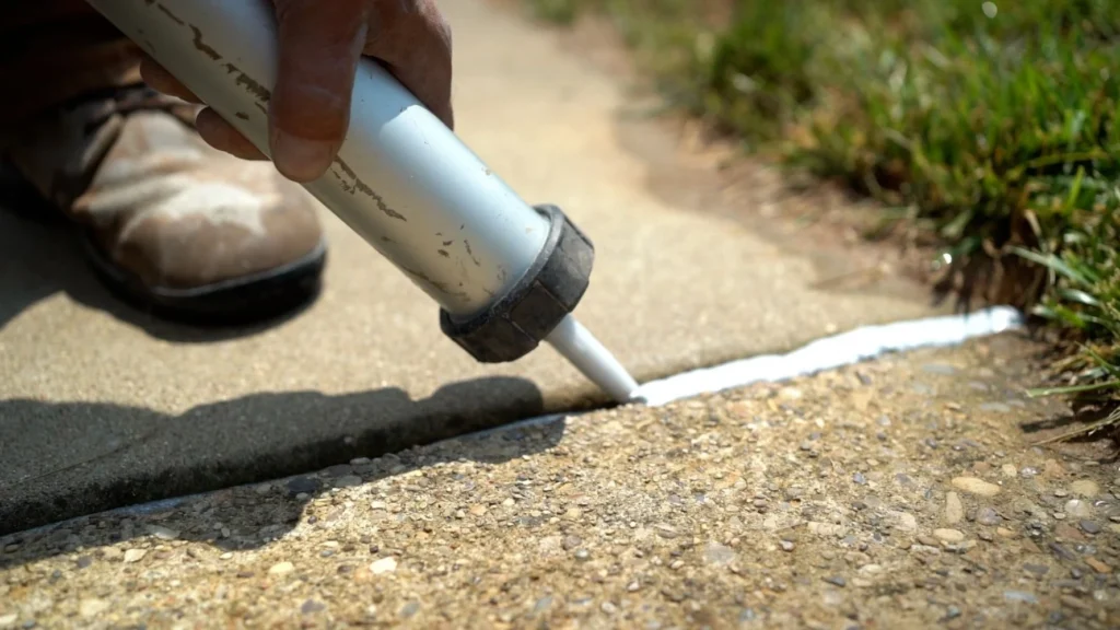 How to repair cracks in concrete driveway