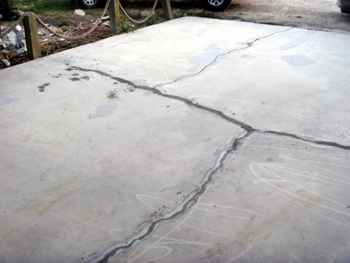 Why do concrete driveways crack